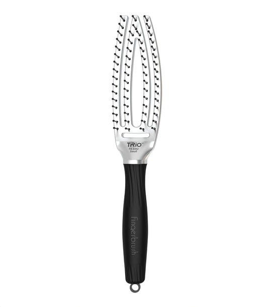 FB-SM2 FINGER BRUSH TRIO PADDLE SMALL SILVER BRUSH