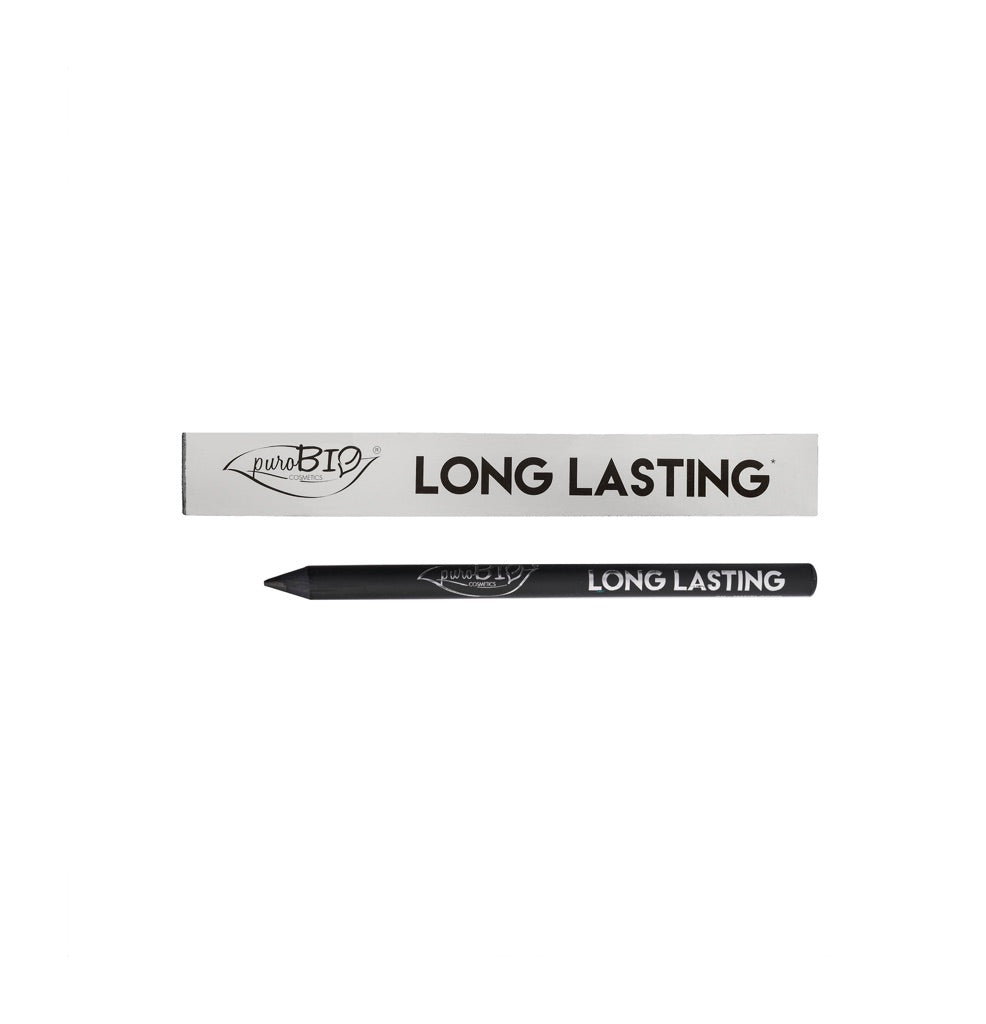 01 Long Lasting Pencil Eyeliner Black - Kajal